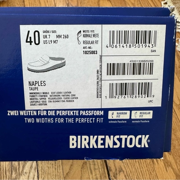 Birkenstock Naples Sz 40 - Picture 7 of 7